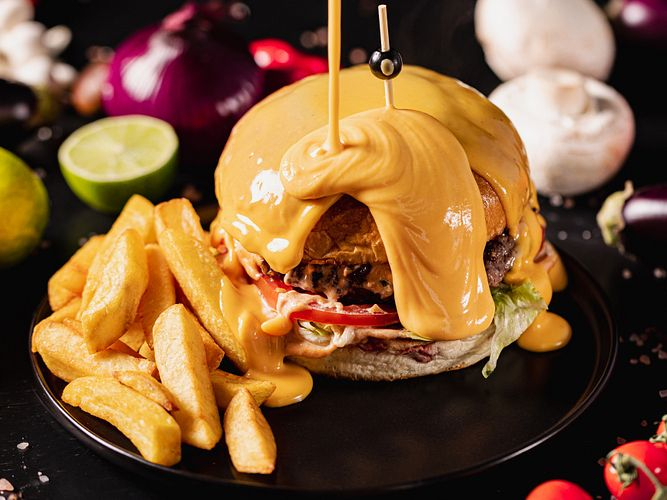 Very Cheesy Burger